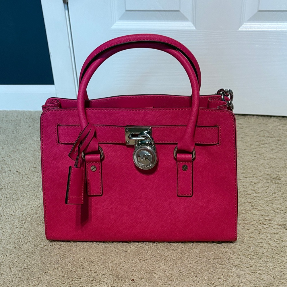 Michael Kors Fuchsia Hamilton bag